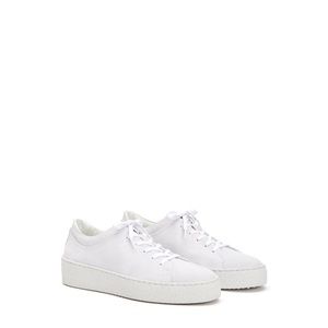 Aquatalia | Grayson White Suede Sneaker